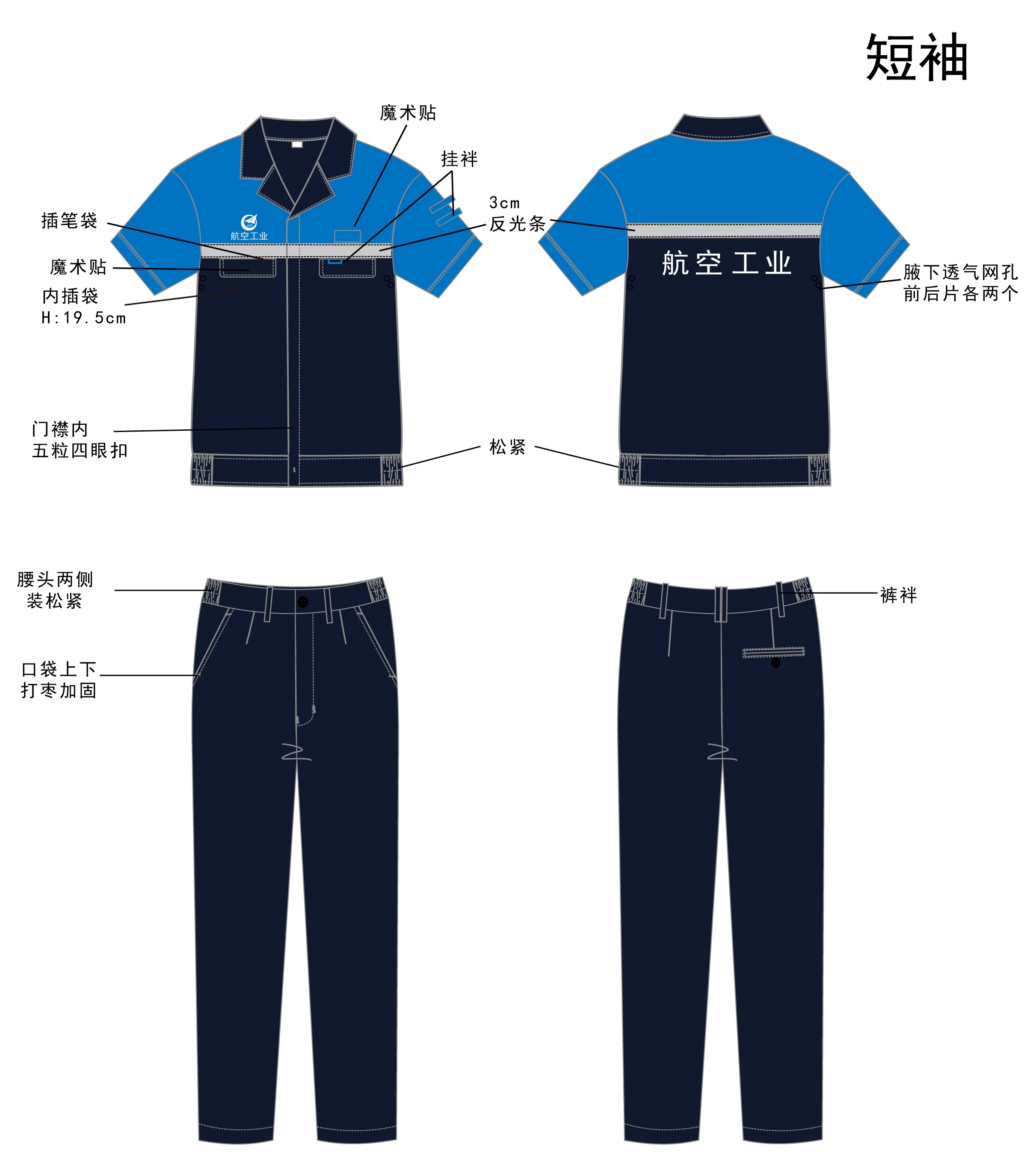 國標中防靜電工作服款式要求有哪些？